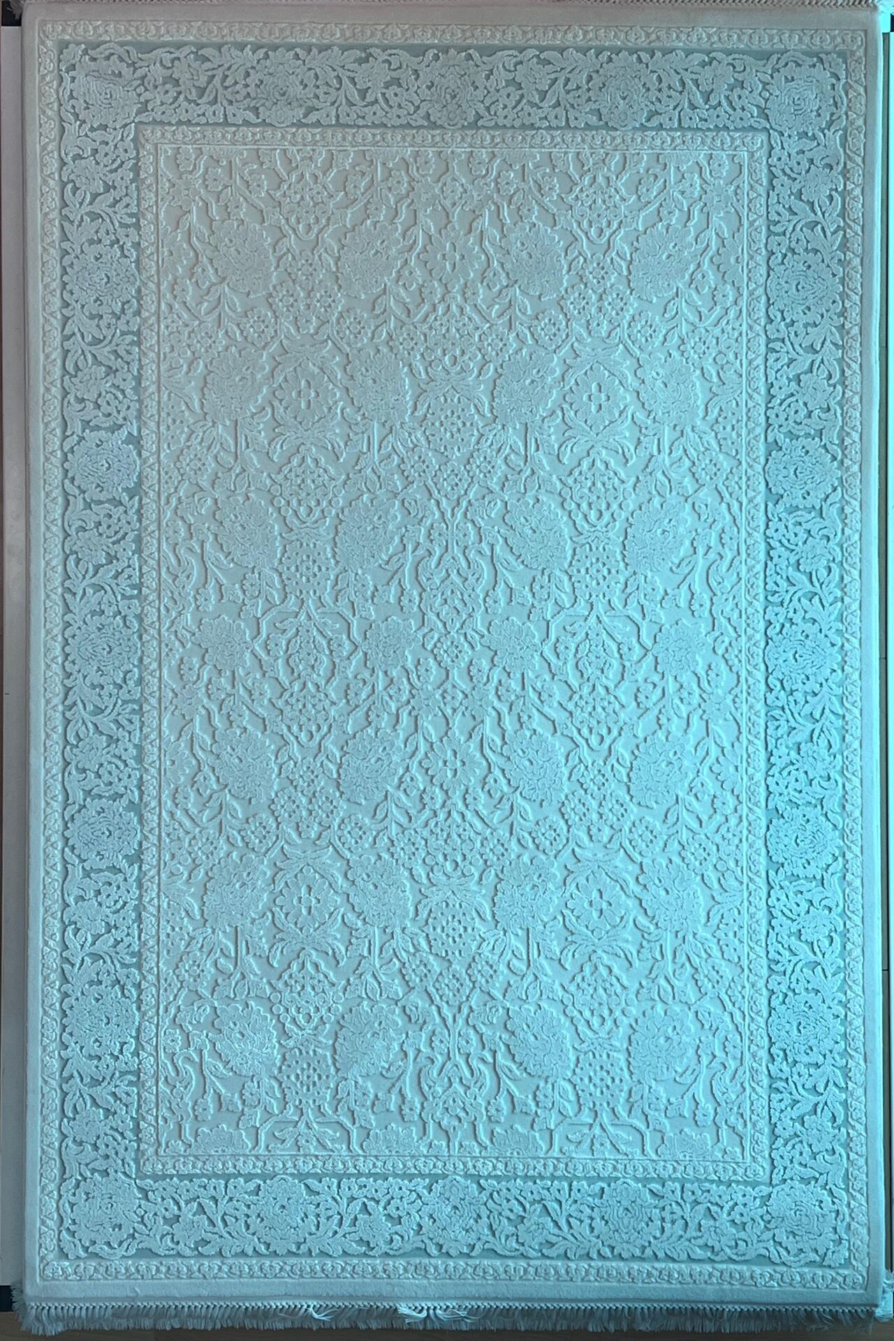 KARMEN HALI HÜNKAR 7953A MAVİ/BEYAZ