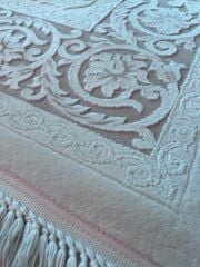 KARMEN HALI HÜNKAR 7902A PEMBE/BEYAZ